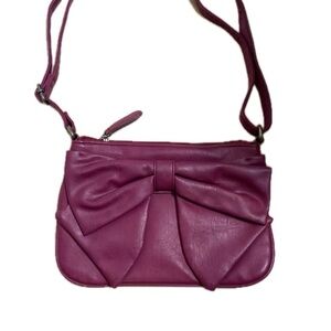 Vintage Front Bow Women’s Clutch and Crossbody Purse